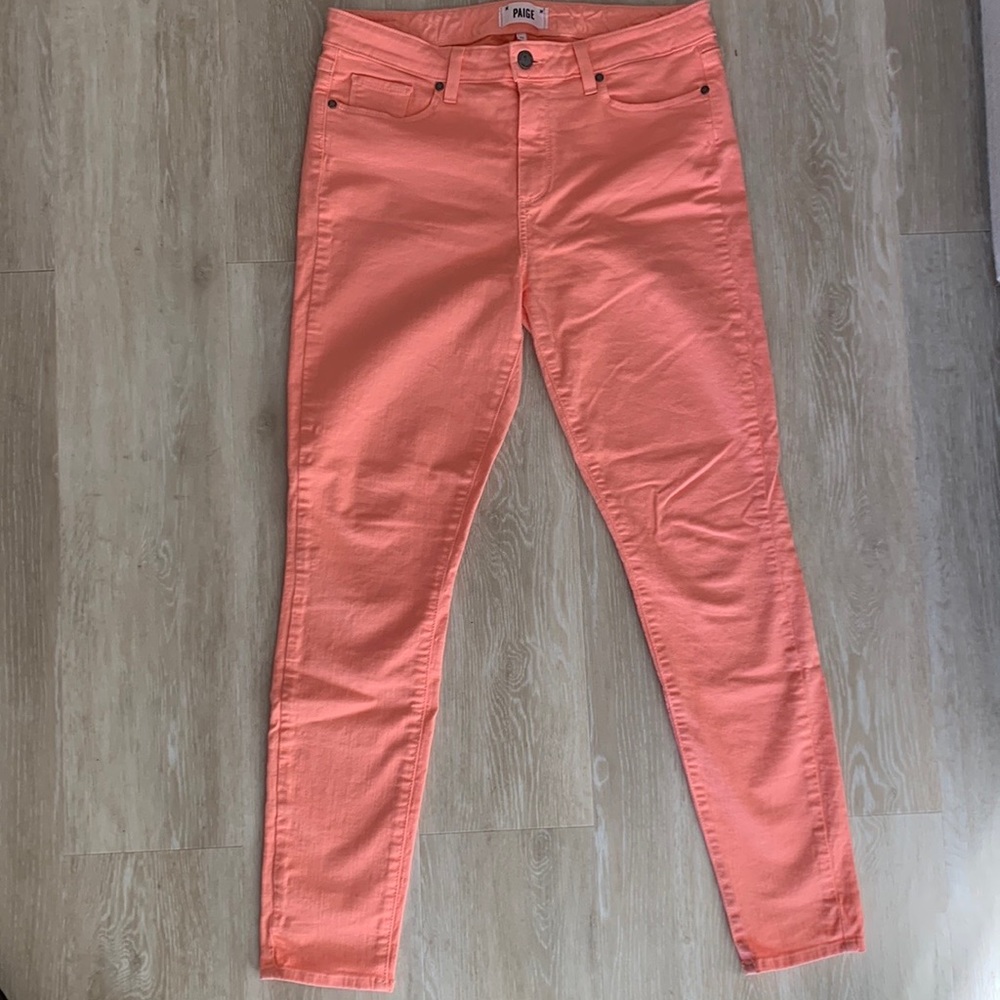Paige Hoxton Ultra Skinny, Size 31, in a delicious Flamingo color.